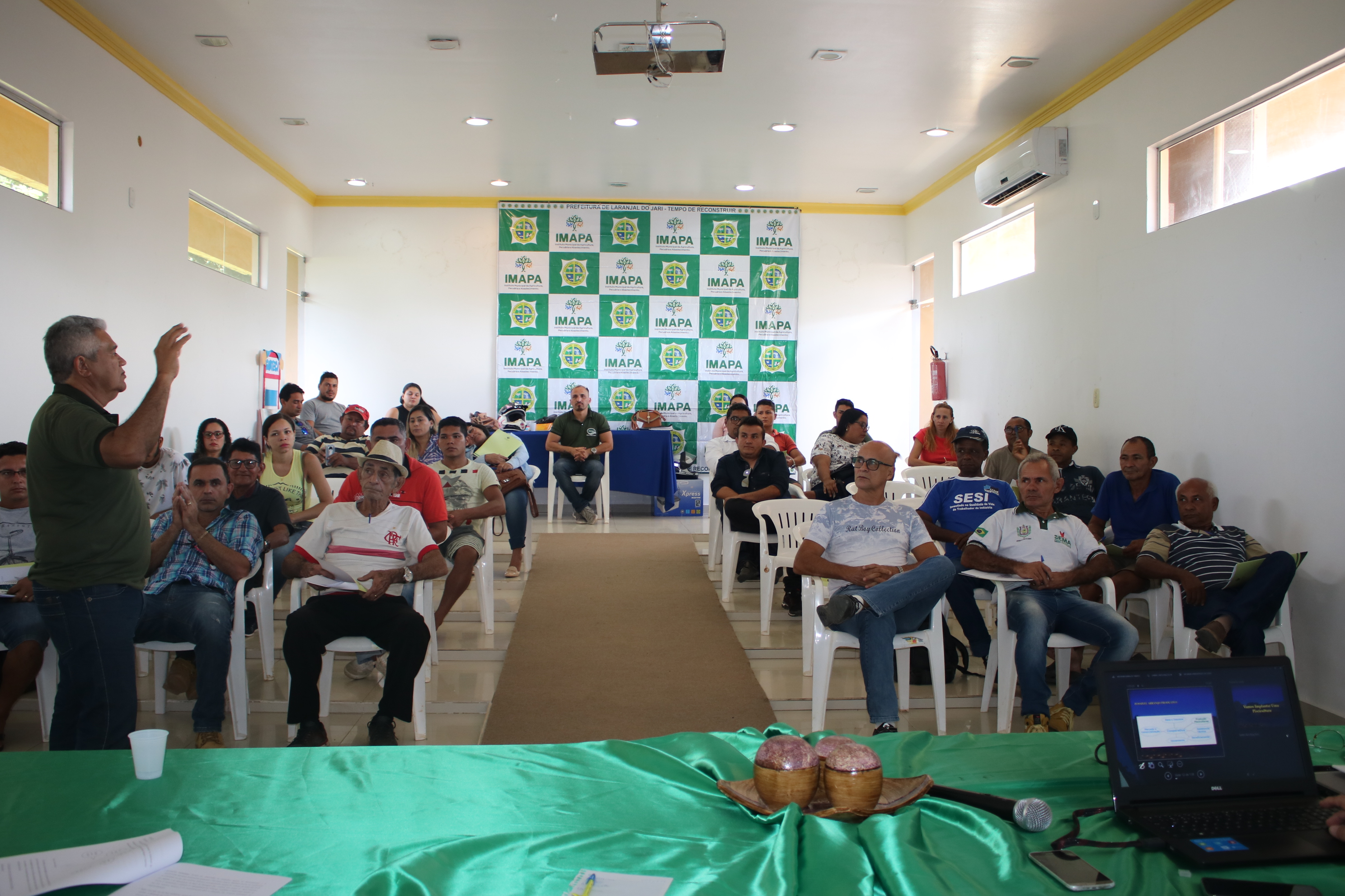 Prefeitura por meio do Instituto Municipal de Agricultura, Pecuária e Abastecimento –IMAPA proporciona curso de piscicultura em parceria com o Pescap.